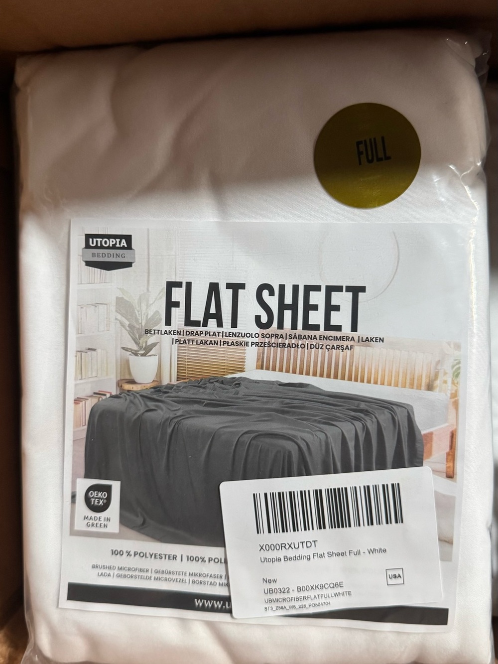Full Flat Sheet - White